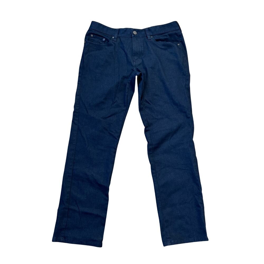 J Hilburn Men’s Straight Leg Jeans 35x30 Dark Wash Denim Pants Tailored